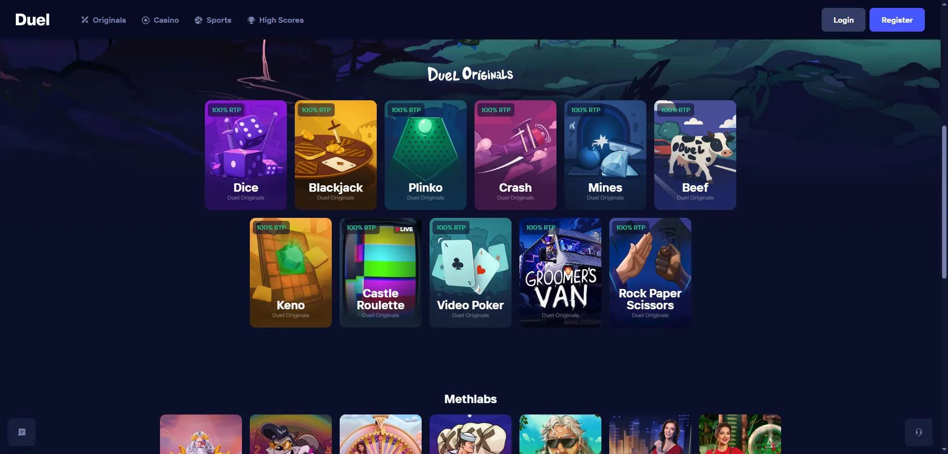 Duel Casino razvijalci iger – Evolution, Pragmatic Play, NetEnt in drugi